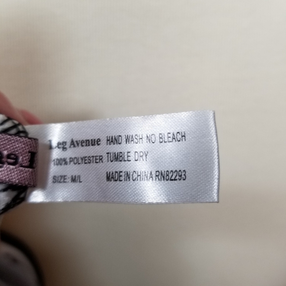 Leg Avenue Referee #69 Costume Halloween Women's M/L Zip-Up Halter Top Dress - Picture 10 of 10